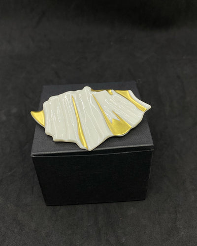 Porcelain Brooch Made by Hutschenreuther (ART) Germany. 1980’s