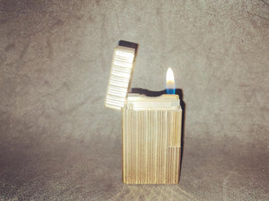 S.T. Dupont lighter - line 1 Gold Plated- Reference # 8298C6 (5.7cm) (SKU-577)