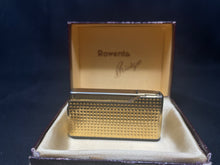 Load image into Gallery viewer, German Estate ROWENTA Noblesse Gold Tone lighter with Original Box. SKU-792