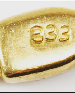 8” Chain bracele in 333 Gold Yellow Gold 8k Gold From Germany. (SKU #402)