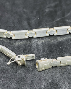 9” Solid Germany 925 Sterling Silver 07 mm wide Curb Link Chain Bracelet Men’s Sterling Silver. From Germany