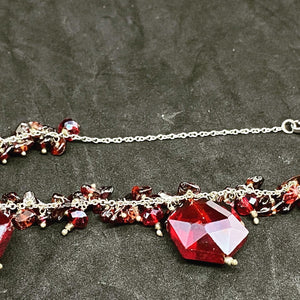Crystal Bicolour - Necklace Size: 26 cm Total weight: 60.9 g