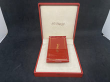 Load image into Gallery viewer, S.T. Dupont lighter - orange caray lacquer - chinese characters box and papers.Reference #3226Y . (SKU-575)