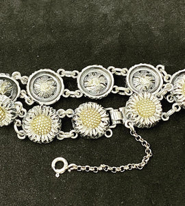 Vintage Silver 835 Necklace, Pendant, Earrings and Ring Set Germany silver antique 54 grams (SKU #415)