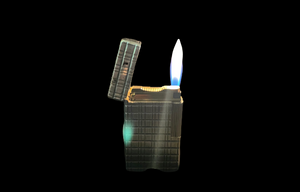 S.T. Dupont lighter - line 1 Silver Plated- Reference # 08HF85 (5.7cm) (SKU-578)