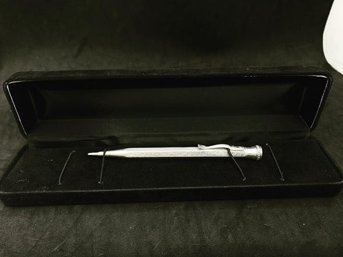 Vintage Art Deco 925 Silver Press Working Mechanical Pencil. (SKU-528)