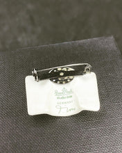 Load image into Gallery viewer, Stylish Rosenthal Porcelain Brooch - Modernist Design Johan Van Loon Sign.