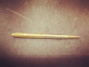 Parker Ballpoint Pen Gold Plated With Engraving “René” in Original case.
