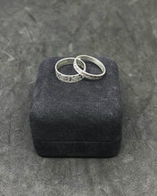 Load image into Gallery viewer, Vintage Two Germany Sterling Silver Band Ring (925-835)- Size (6.0 and 6.5 US)