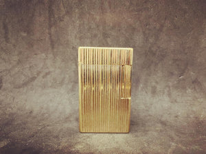 S.T. Dupont lighter - line 1 Gold Plated- Reference # 8298C6 (5.7cm) (SKU-577)