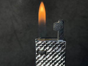 PORA-500 Import Lighter. Silver Tone Unused/ SKU-711