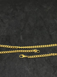 Luxurious goldplate  ALMER Chain 20” (SKU #405)