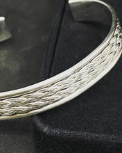 Load image into Gallery viewer, Antique 925 Silver Bracelet, Handcrafted Silver Pangal 1920s Edwardian Style European Jewelry, Unique Gift Idea, Hallmarked Silver