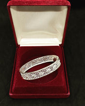 Load image into Gallery viewer, Antique 835 Silver Bracelet, Handcrafted Silver Filigree 1920s Edwardian Style European Jewelry, Unique Gift Idea, Hallmarked Silver