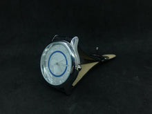 Load image into Gallery viewer, UNIVERSE MILKY WAY ASTRONAUT BLUE-RIM WORLDMAP PRECISE QUARTZ MEN&#39;S WATCH-NEW. (SKU-600)