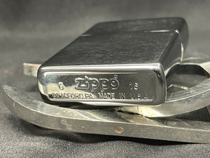 Zippo  Wind Proof Lighter plain silver color stock 2016 with original box. (SKU-745)