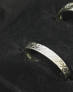 Vintage Two Germany Sterling Silver Band Ring (925-835)- Size (6.0 and 6.5 US)