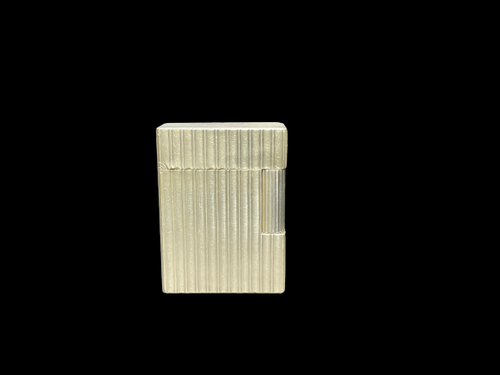 S.T. Dupont lighter - line 1 Short Silver Plated- Reference # 1G9DN58 (4.7cm) (SKU-669)