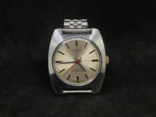 Load image into Gallery viewer, LUGANO SWISS MADE CROSSHAIR HAND WINDING VINTAGE RED-POINTER GENT WATCH + JUBILÉ STRAP(SKU-601)