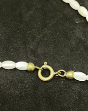 Load image into Gallery viewer, Vintage Elegant very tiny size Pearl like Necklace 15.5” long (SKU #410)