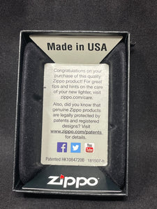 Zippo  Wind Proof Lighter plain silver color stock 2016 with original box. (SKU-745)