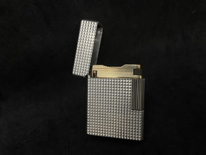 S.T. Dupont lighter - line 1 Silver Plated- Reference # F4JU44 (4.7cm) (SKU-712)