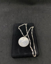 Load image into Gallery viewer, historical souvenir Coin Pendant 925 German Sterling Silver Necklace. 39 Grams.