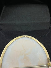 Load image into Gallery viewer, Silver Shell Cameo Woman Brooch 1950s.