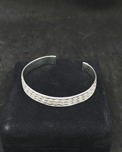 Antique 925 Silver Bracelet, Handcrafted Silver Pangal 1920s Edwardian Style European Jewelry, Unique Gift Idea, Hallmarked Silver