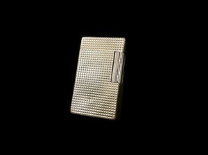 S.T. Dupont lighter - line 1 Short Silver Plated- Reference # 29CA67 (5.7cm) (SKU-683)