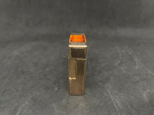 Load image into Gallery viewer, S.T. Dupont lighter - orange caray lacquer - chinese characters box and papers.Reference #3226Y . (SKU-575)