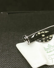 Load image into Gallery viewer, Stylish Rosenthal Porcelain Brooch - Modernist Design Johan Van Loon Sign.