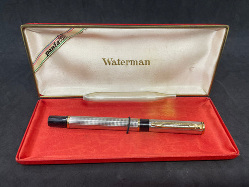 Vintage Waterman Plaque Ballpoint Pen Gold Plated- France -  1970-1979 (SKU-566)