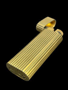 Cartier Paris / plaqué or G 20U / Serial number: 92655 T / Swiss made Gold Plated Lighter. SKU-6