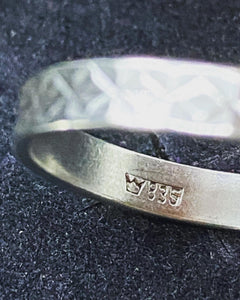 Vintage Two Germany Sterling Silver Band Ring (925-835)- Size (6.0 and 6.5 US)