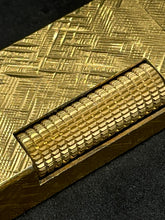 Load image into Gallery viewer, Dunhill Lighter RE24153 Patented- 1973 - Gold plated Excellent working condition.(SKU-568)
