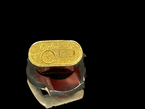 Cartier Paris / plaqué or G 20U / Serial number: 86913 K / Swiss made Gold Plated Lighter. SKU-673