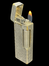 Load image into Gallery viewer, Dunhill Lighter RE24163 Patented- 1968- Silver plated Fair working condition.(SKU-661)