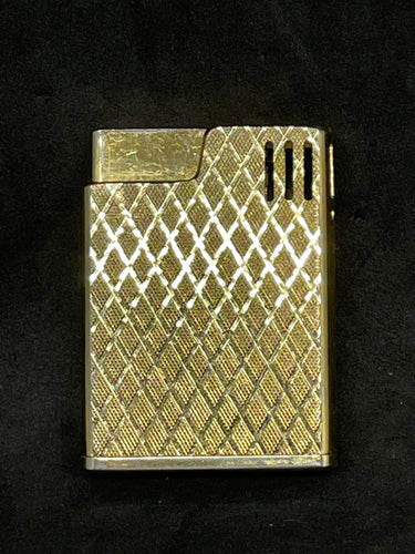 Japanese SAROME SP-V Golden Plated Butane Lighter. (SKU-569)