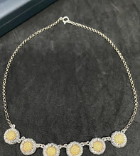 Load image into Gallery viewer, Vintage Silver 835 Necklace, Pendant, Earrings and Ring Set Germany silver antique 54 grams (SKU #415)