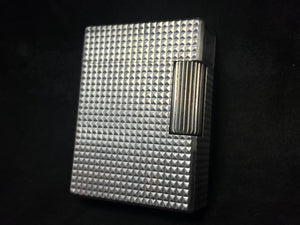S.T. Dupont lighter - line 1 Silver Plated- Reference # F4JU44 (4.7cm) (SKU-712)
