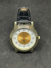 Load image into Gallery viewer, ET GOLD SUNBURST DESIGN BIG-SIZE CLASSIC PRECISE QUARTZ MEN&#39;S WATCH - NEW. (SKU-599)