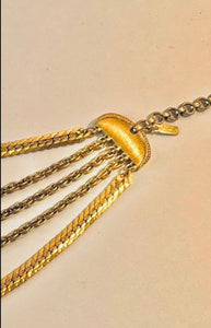 MONET Excellent vintage condition 18k gold plated - Necklace