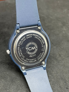 TCM TCHIBO DRESST DARKBLUE-LINE PRECISE QUARTZ DESIGN HERREN UHR + SERVICE NEW. (SKU-597)