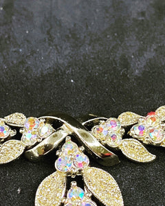 Rare Coro Jewelcraft set Gold-plated - Bracele, Earrings, Necklac Total weight: 120 g (SKU #414)