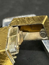 Load image into Gallery viewer, Dunhill Lighter RE24153 Patented- 1973 - Gold plated Excellent working condition.(SKU-568)
