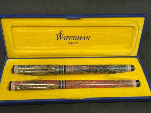 Waterman Two Fountain pens in original box - France -  1970-1979 (SKU-565)