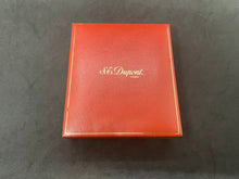 Load image into Gallery viewer, S.T. Dupont lighter - orange caray lacquer - chinese characters box and papers.Reference #3226Y . (SKU-575)