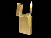 Load image into Gallery viewer, S.T. Dupont lighter - line 1 Gold Plated- Reference # 474CF (5.7cm) (SKU-657)