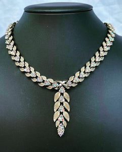 Rare Coro Jewelcraft set Gold-plated - Bracele, Earrings, Necklac Total weight: 120 g (SKU #414)